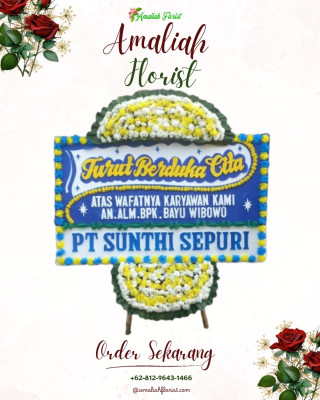 Papan Bunga Duka di Popugoba