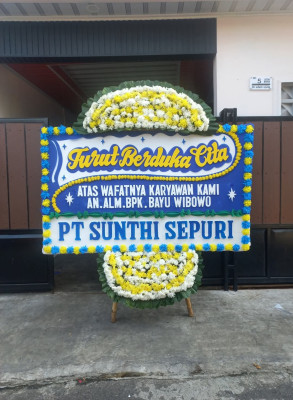 Papan Bunga Duka di Popugoba