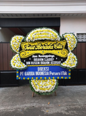 Papan Bunga Duka di Popugoba