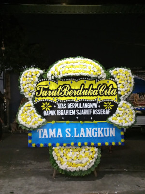 Papan Bunga Duka di Popugoba